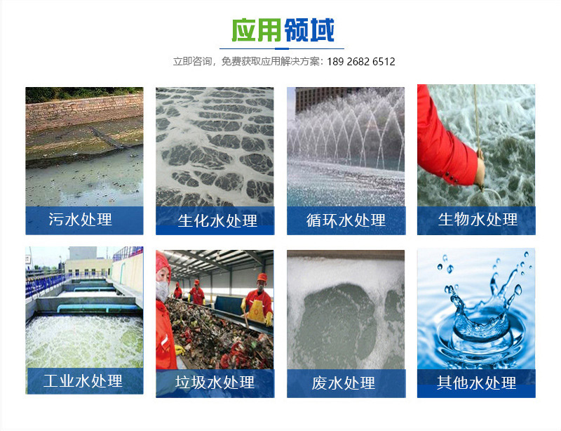 （图：南辉水处理消泡剂应用领域）