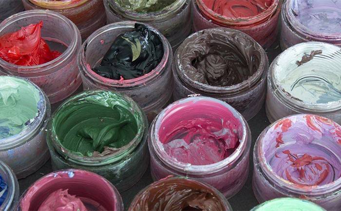 （图：纺织色浆的配置）