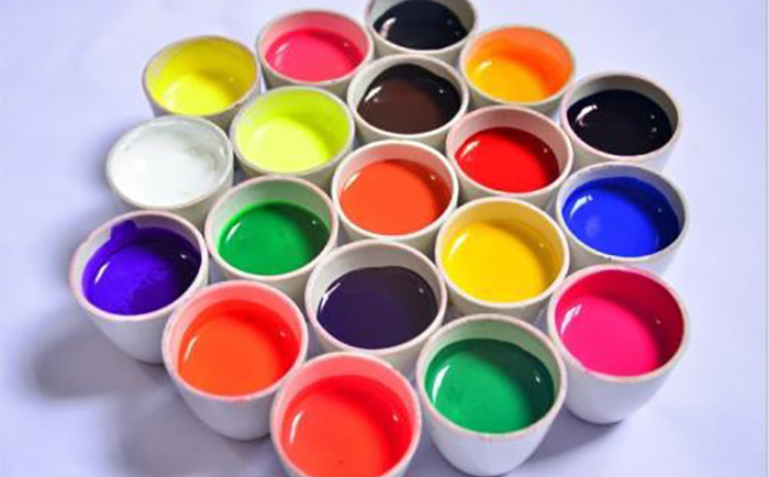 (图:颜料分散是的润湿作用)