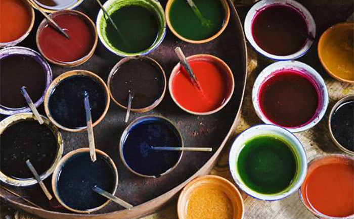 （图：分散染料的配置）