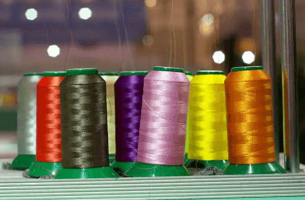 (图为纺织品展示图)