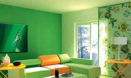 （图为建筑涂料应用展示图）