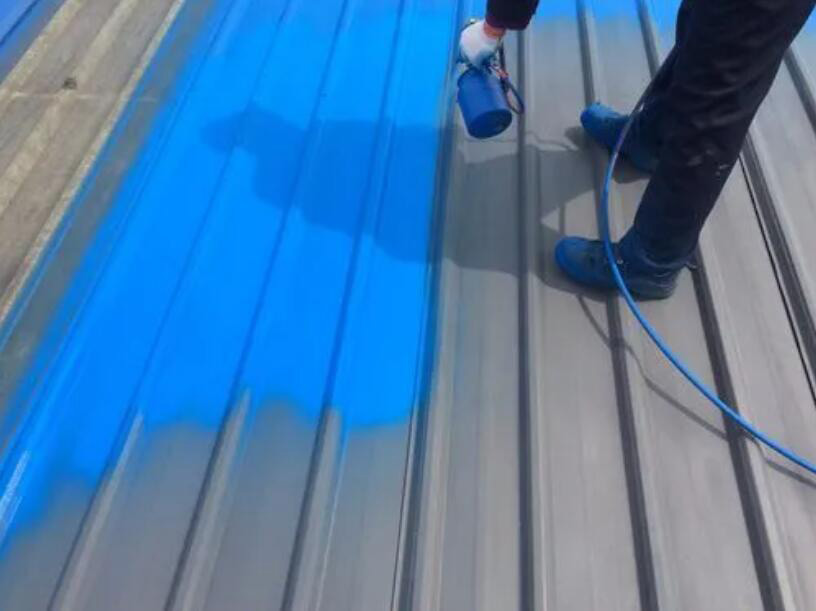 (图为水性工业漆应用展示图)