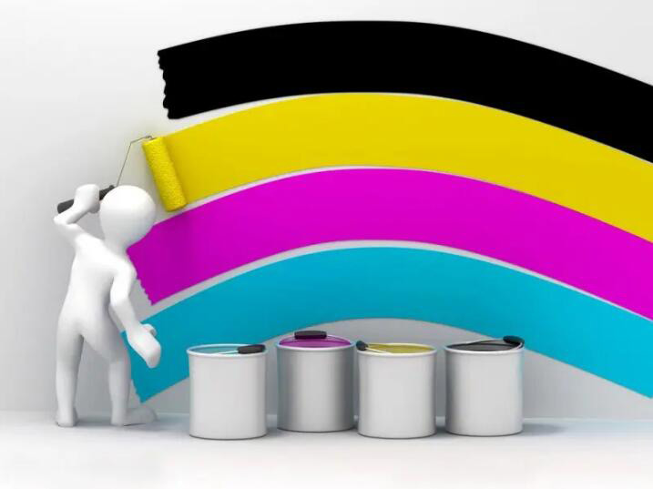 （图为建筑涂料展示图）